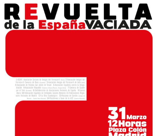 ASAJA apoya la manifestación de la “ESPAÑA VACIADA” el domingo 31 de marzo en Madrid