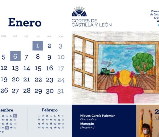 Los dibujos del concurso de ASAJA ilustran el ‘Calendario Solidario’ editado por las Cortes para apoyar a los colectivos más golpeados por la pandemia