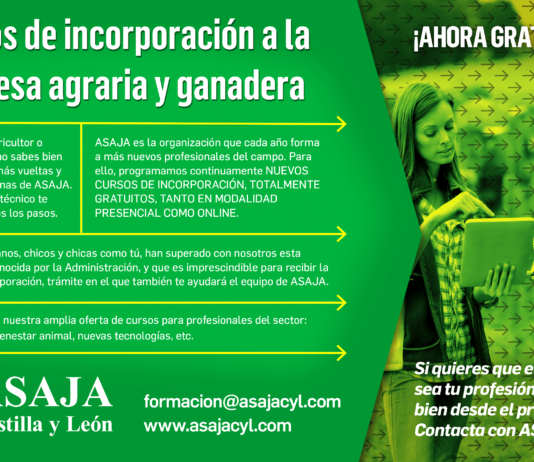 ASAJA amplía su oferta formativa online y presencial con numerosos cursos gratuitos