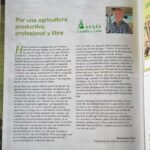 Por una agricultura productiva, profesional y libre