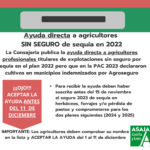 Ayuda directa a los titulares de explotaciones agrarias de Castilla y León sin seguro con cobertura de sequía