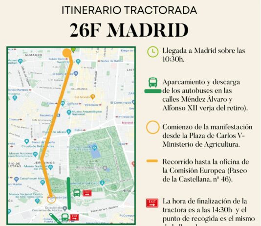 Cerca de 5.000 agricultores y ganaderos de Castilla y León participarán en la movilización nacional del próximo lunes en Madrid