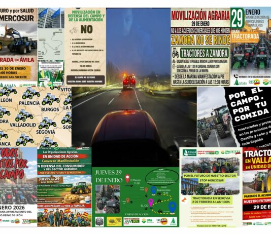 ASAJA valora la multitudinaria movilización de hoy en Castilla y León y pide a las administraciones que escuchen al campo