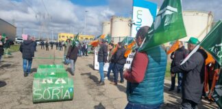 Los agricultores de Castilla y León alzan la voz contra la especulación con el precio del carburante y reclaman medidas de urgencia