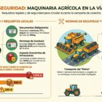 Maquinaria agrícola en la vía pública: la Guardia Civil aclara las dudas más frecuentes de la campaña de cosecha