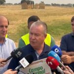 Visita a las explotaciones afectadas por el incendio de Burgohondo, Ávila