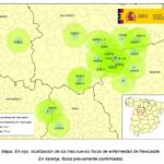 Actualización Newcastle: tres focos más en Valladolid, Segovia y Salamanca