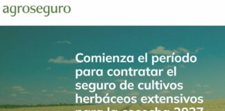 Comienza el período para contratar el seguro de cultivos herbáceos extensivos para la cosecha 2027