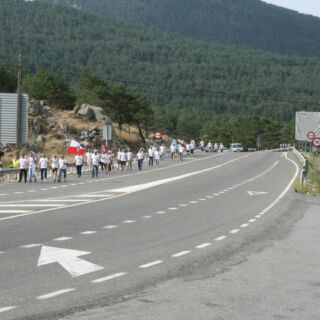 Marcha blanca 10. San Rafael - Guadarrama Marcha blanca 10. San Rafael - Guadarrama