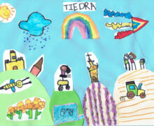 Irene Muñoz Alfageme, de 5 años, de Tiedra, Valladolid